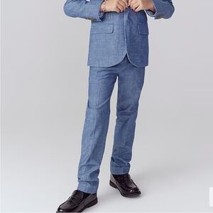 Crewcuts Ludlow Slim Fit Boys Pant in Chambray